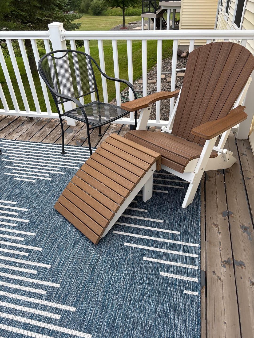 Customer photo review of DURAWEATHER POLY® Folding Ottoman Footrest - Ships Fully Assembled