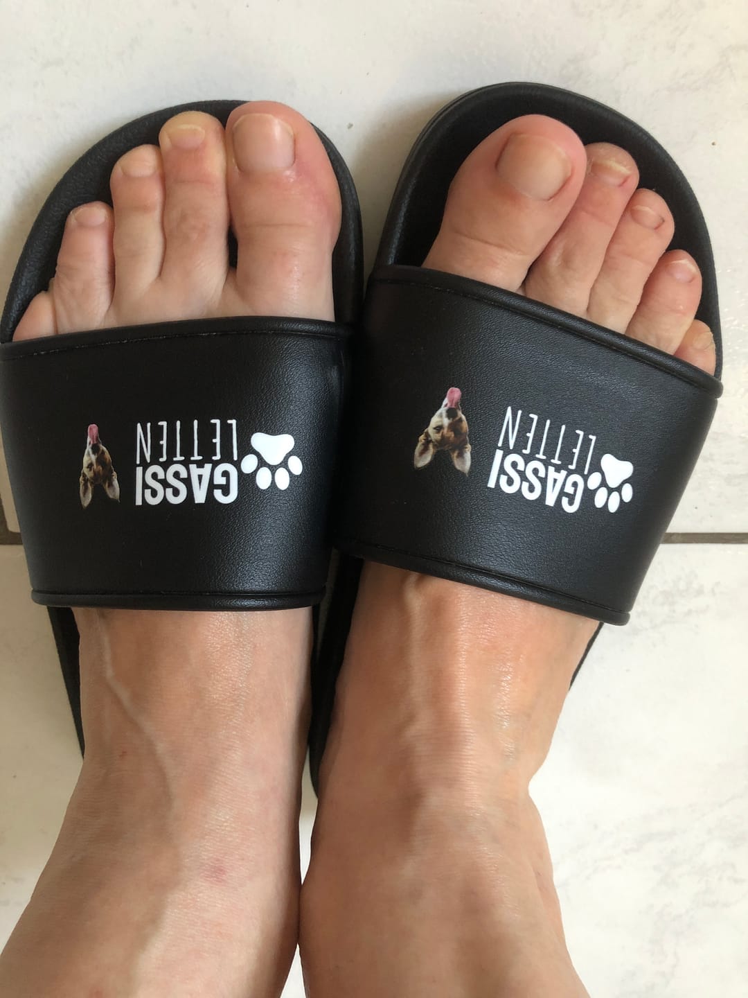 Customer photo review of Gassiletten - Individuelle Badelatschen