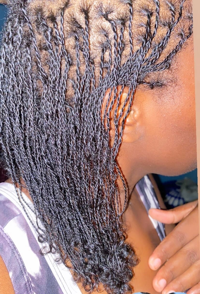 Customer photo review of Fenugreek Hair Tea