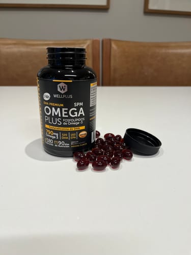 Customer photo review of Omega Plus 790 mg, 180 capsulas, wellplus