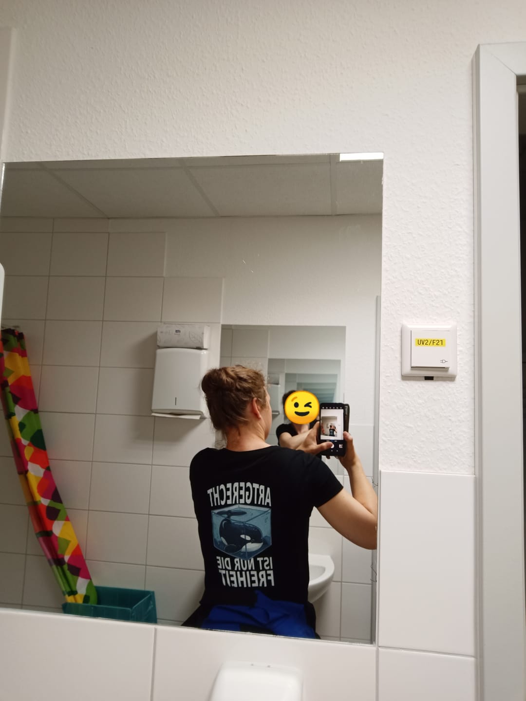 Customer photo review of FREIHEIT | DAMEN PREMIUM BIO SHIRT | BACK PRINT