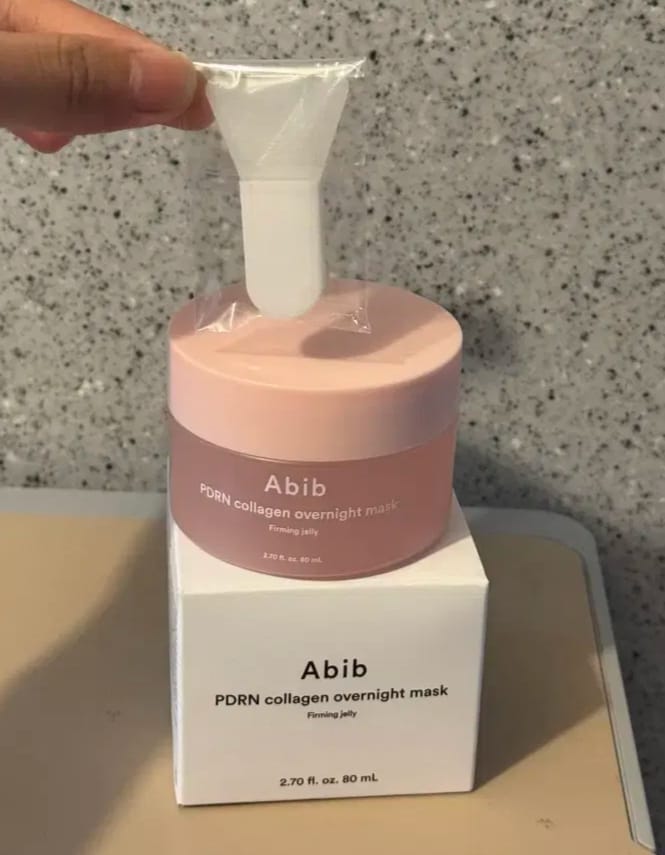 Customer photo review of PDRN collagen overnight mask Firming jelly
