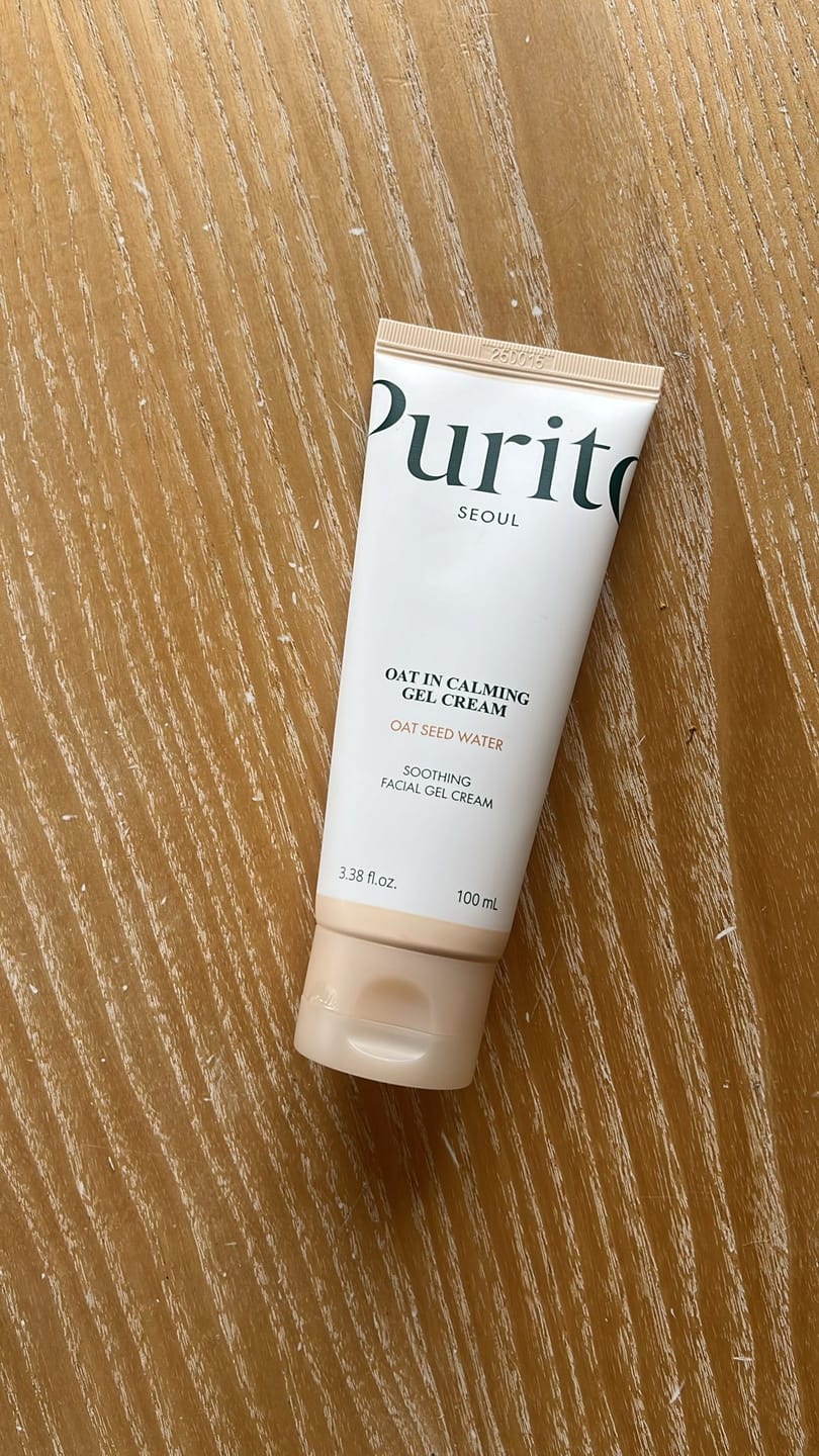 Customer photo review of Nomierinošs gelveida krēms ar pantenolu Purito Oat-In Calming Gel Cream