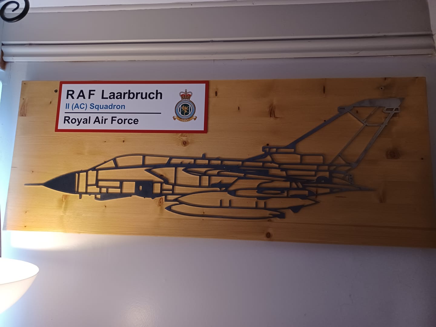 Customer photo review of RAF Station Wall Sign