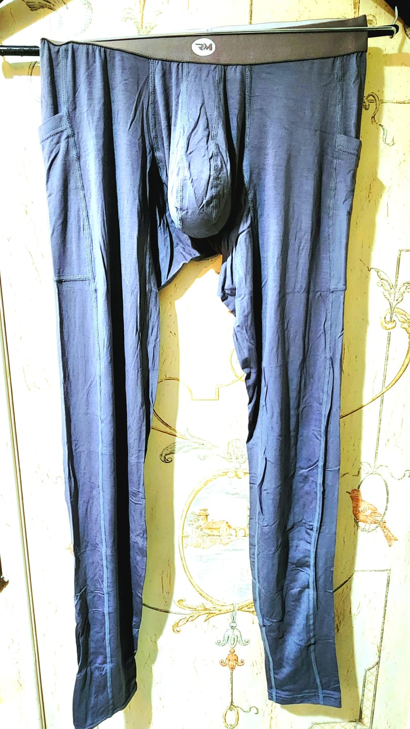 Customer photo review of Modal 28in Leggings Leggings No Fly 1pk Gray
