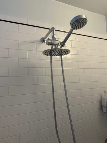 Customer photo review of 1-Spray Dual Shower Head Set