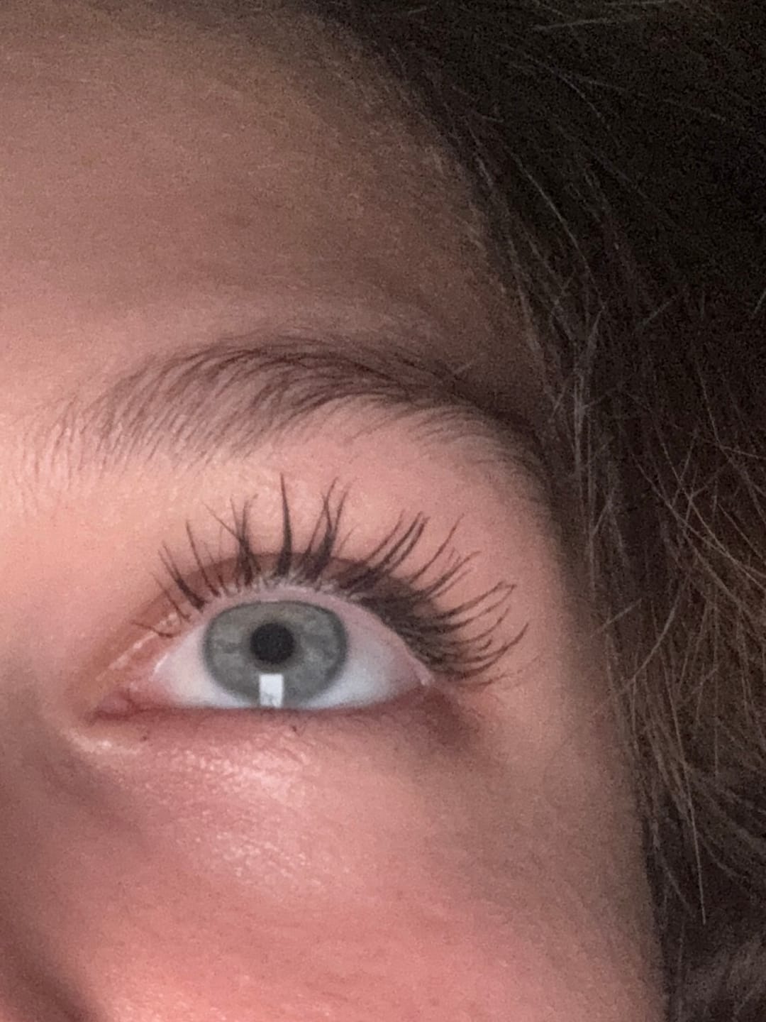 Customer photo review of LASH GROWTH SERUM