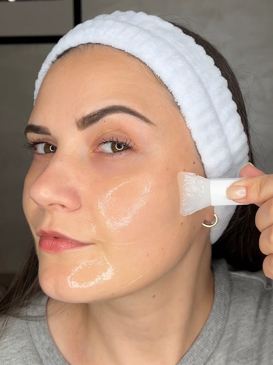 Customer photo review of PDRN collagen overnight mask Firming jelly