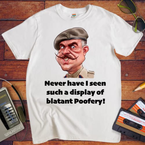 Customer photo review of ' Blatant  Poofery' T-Shirt