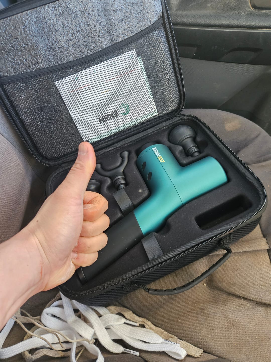 Customer photo review of B37 Percussion Massager