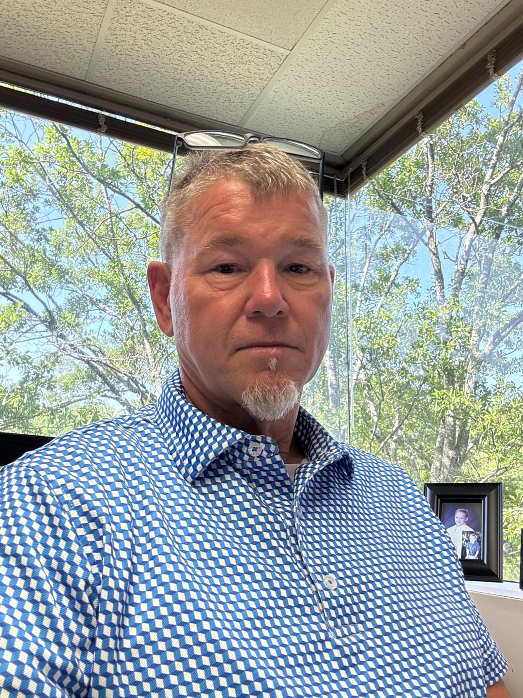Customer photo review of Pique Stretch Polo