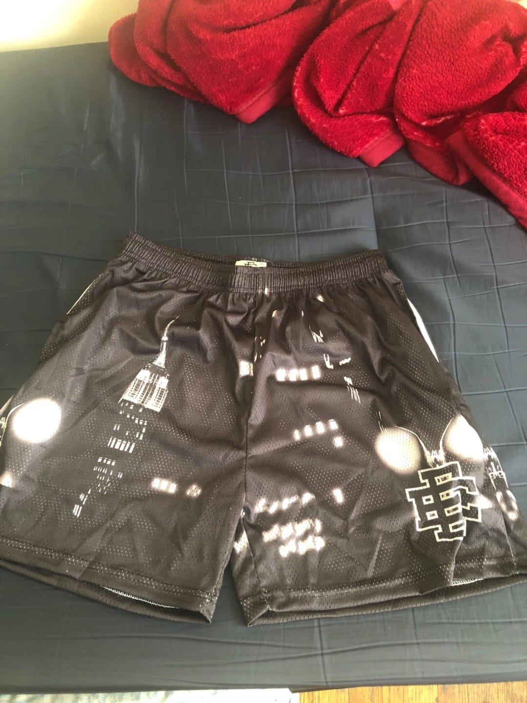 Customer photo review of Eric Emanuel Basic Shorts Black Skyline