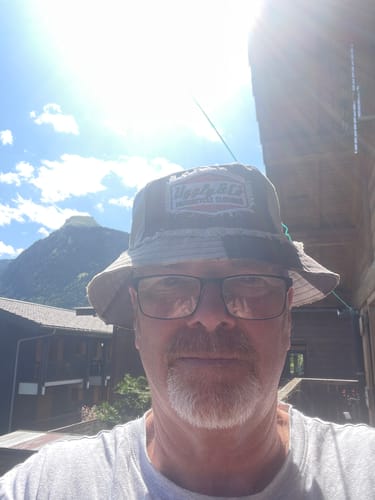 Customer photo review of Patchwork Diamond Bucket Hat