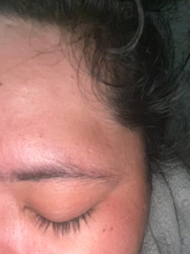 Customer photo review of LASH AND BROW BUNDLE