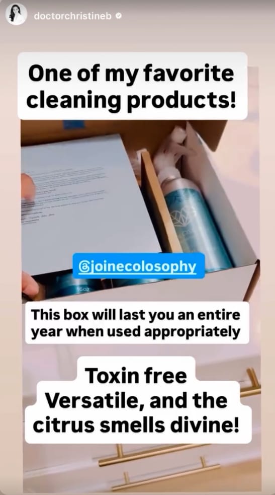 Customer photo review of Ecolosophy SUPER CONCENTRATE™ Cleaning Kit – Citrus Burst