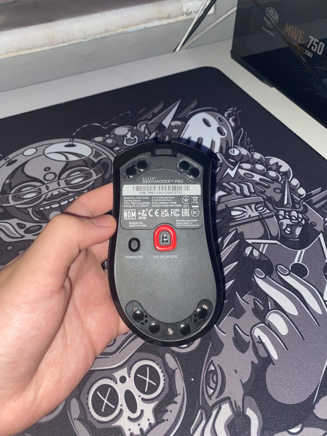 Customer photo review of X-Raypad Meteorite Glass Skates