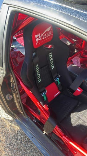 Customer photo review of Takata 4 Point Harness - Black Style