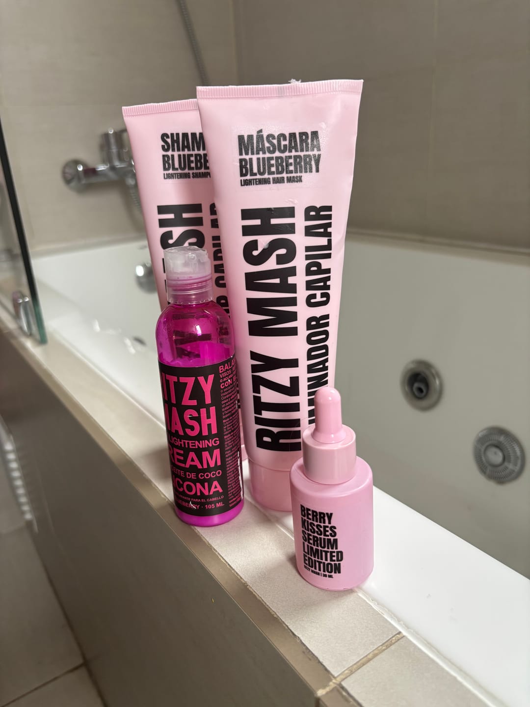 Customer photo review of NUEVO! Kit Aclarante Honey Kids Bubble