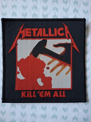 Customer photo review of Metallica - Kill 'Em All -  Square Patch
