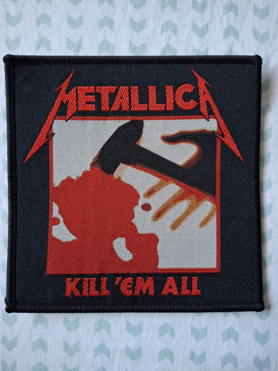 Customer photo review of Metallica - Kill 'Em All -  Square Patch