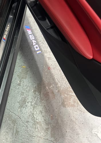 Customer photo review of BMW F SERIES DOOR LIGHTS