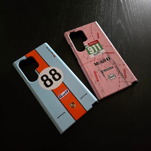 Customer photo review of Pink Pig Porsche RSR Livery - Individuelle Premium Hülle für Samsung