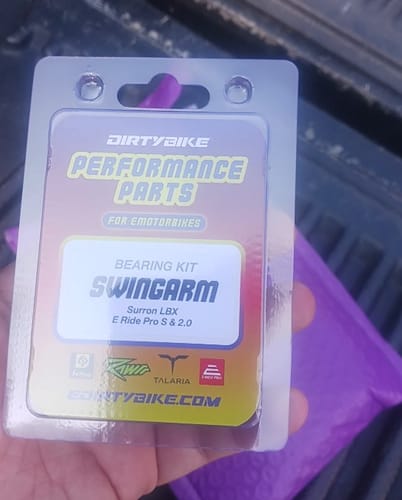 Customer photo review of Bearing Kit | Swingarm | Surron LBX | E Ride Pro S and 2.0