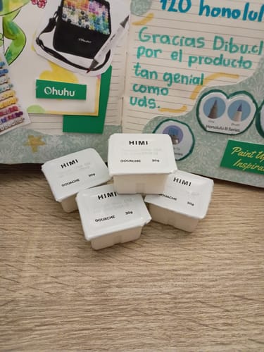 Customer photo review of Himi - Pack 4 Gouache Refill Potes 30 ml