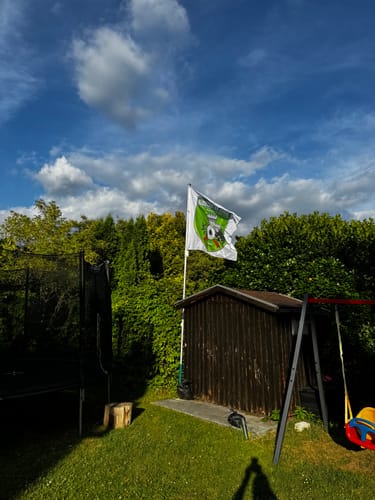 Customer photo review of Fahne inkl. Druck