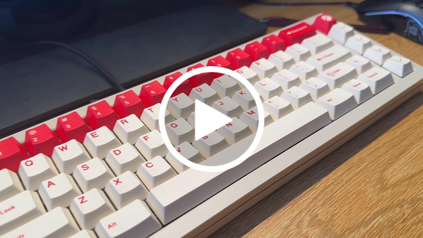 Customer video review of TUT YAKEYLT CHERRY PROFILE KEYCAPS SET