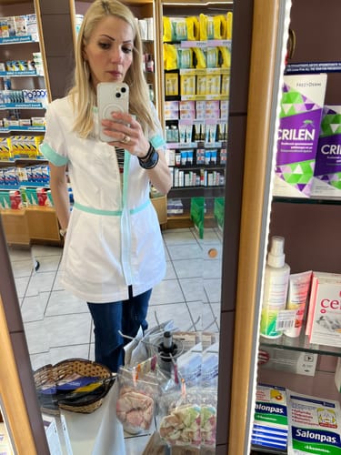 Customer photo review of Τραπέζι Μπουντουάρ Μακιγιάζ Μεικαπ Τουαλέτας Κρεβατοκάμαρας Καθρέφτης Λευκό με Φωτισμό LED Ρυθμιζόμενη Φωτεινότητα RD-TB35120T10