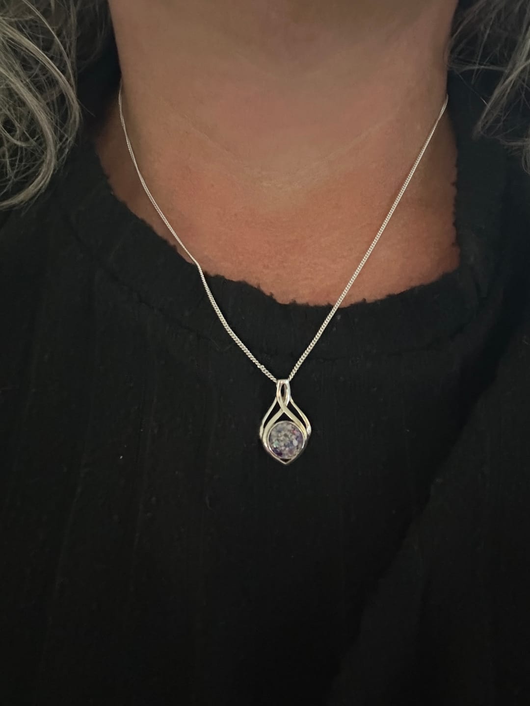 Customer photo review of French Wheat Chains - Sterling Silver