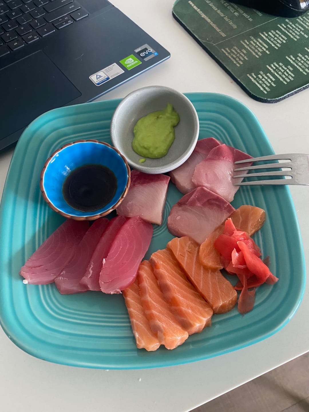 Customer photo review of Salmon, Sushi Grade from Iceland (5.5oz portion)