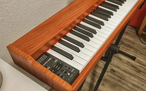 Customer photo review of Donner DEP-1S 88 Key Velocity-Sensitive Digital Piano With Stand Wooden Style Keyboard