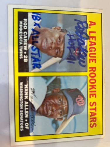 Customer photo review of Rod Carew Autograph Signing