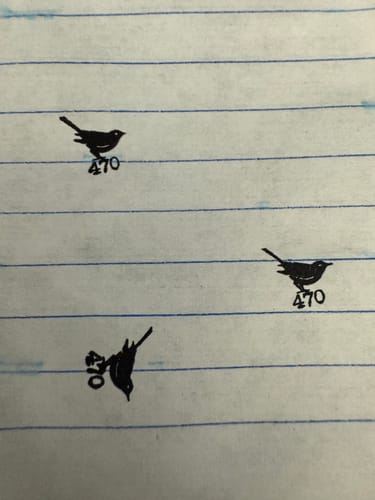 Customer photo review of Small Self-Inking Stamp