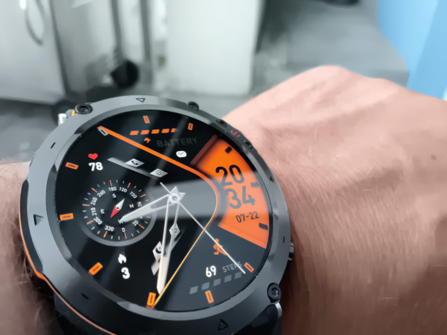 Customer photo review of STONE – Die stabilste Smartwatch mit 21+ Tagen Akkulaufzeit