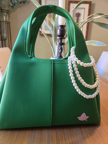 Customer photo review of Ivy Satchel Bag- ships 7/7