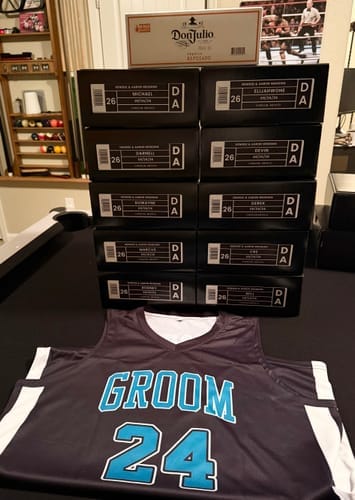 Customer photo review of Custom Royal White Double Side Sets Design Sportswear Basketball Jersey