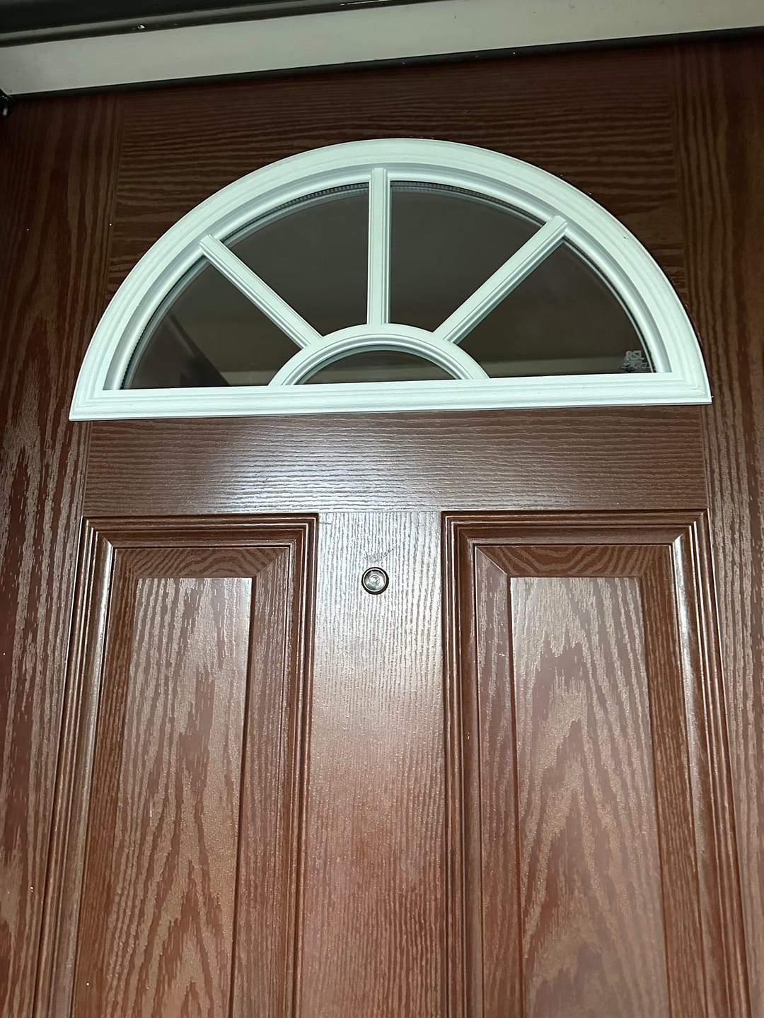 Customer photo review of Clear Sunburst Glass and Frame Kit (Fanlite)