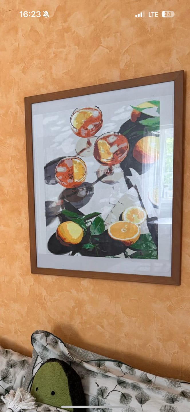 Customer photo review of Malen nach Zahlen - Orange Summerdrinks