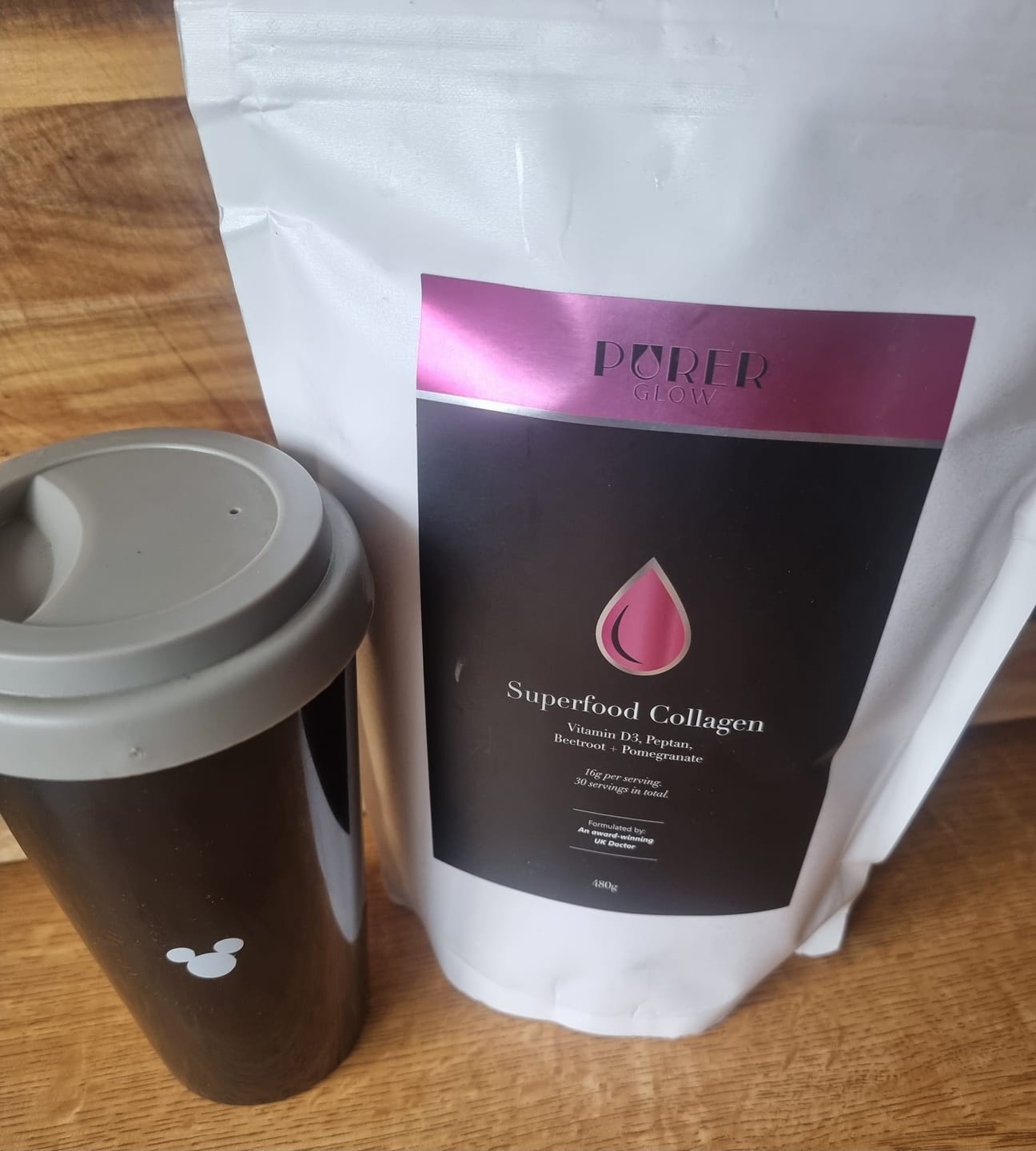 Customer photo review of Purer Glow Collagen