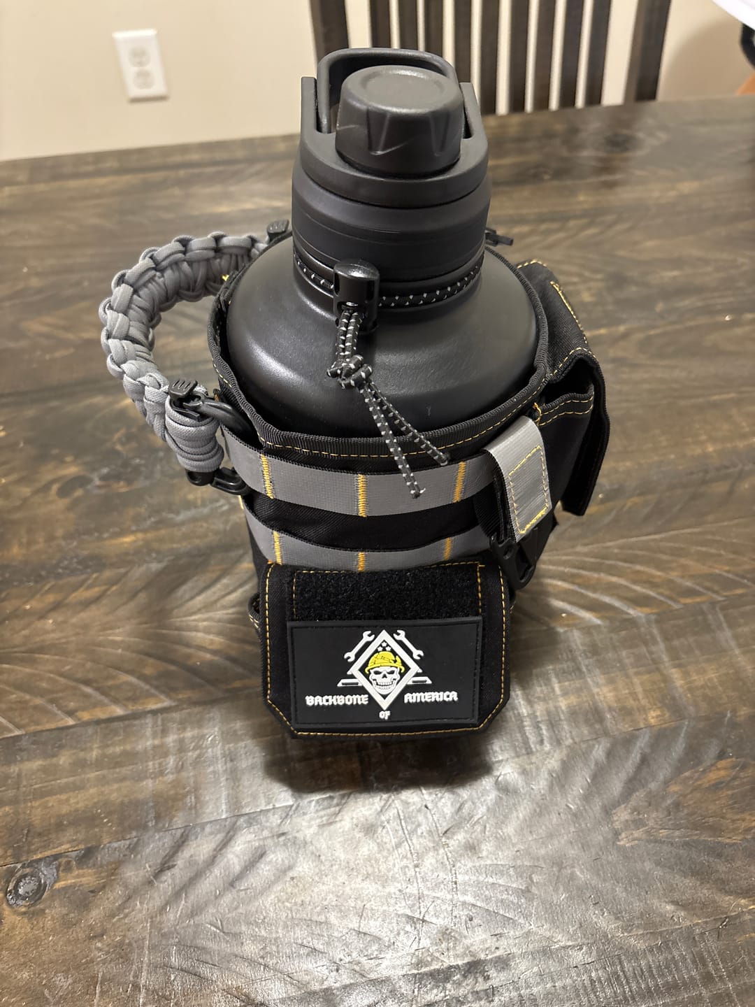 Customer photo review of 64oz Iron Workforce Bottles