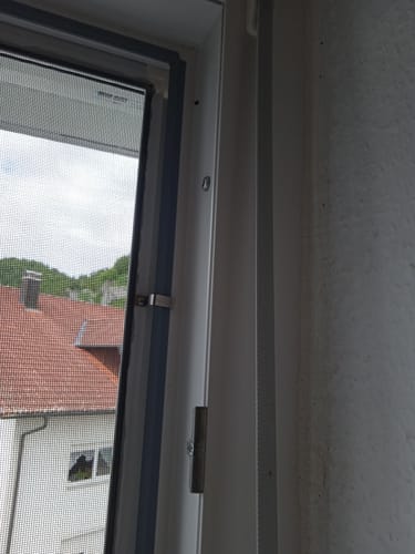 Customer photo review of Fliegengitter-Rahmen zum Klemmen