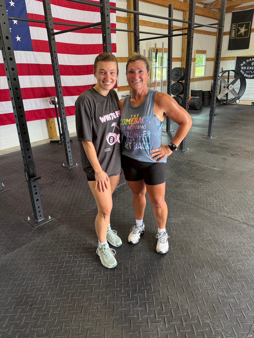 Customer photo review of The Comeback Muscle Tank