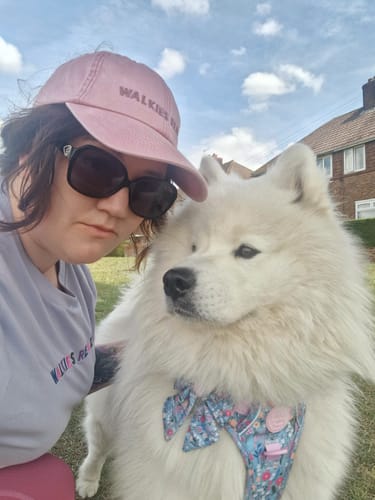 Customer photo review of T-Shirt - Walkies Ready® Dusky Lilac