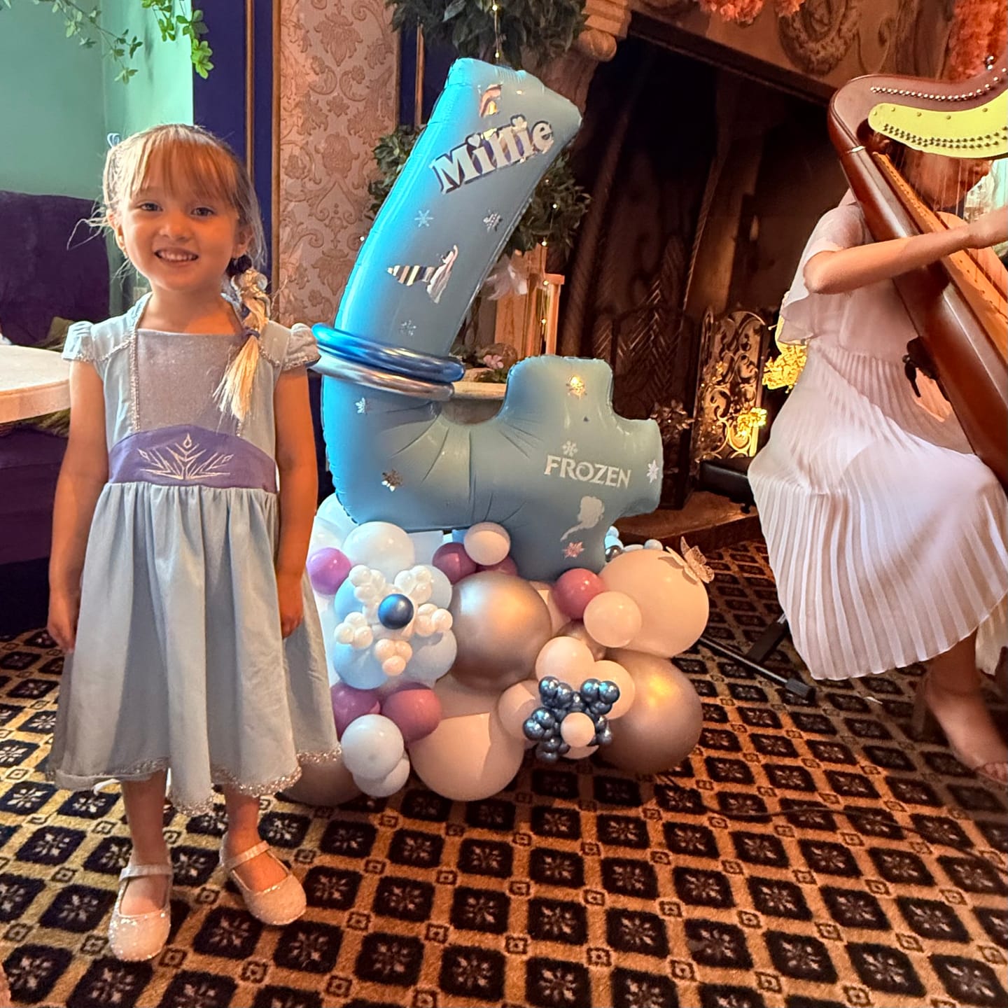 Customer photo review of Ice Queen Dress and Cape Set Style B
