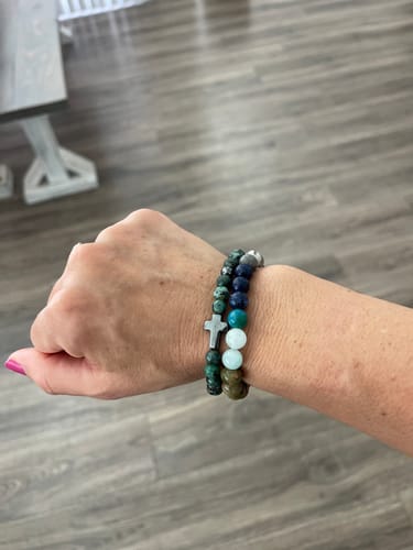 Customer photo review of Cross Wristband
