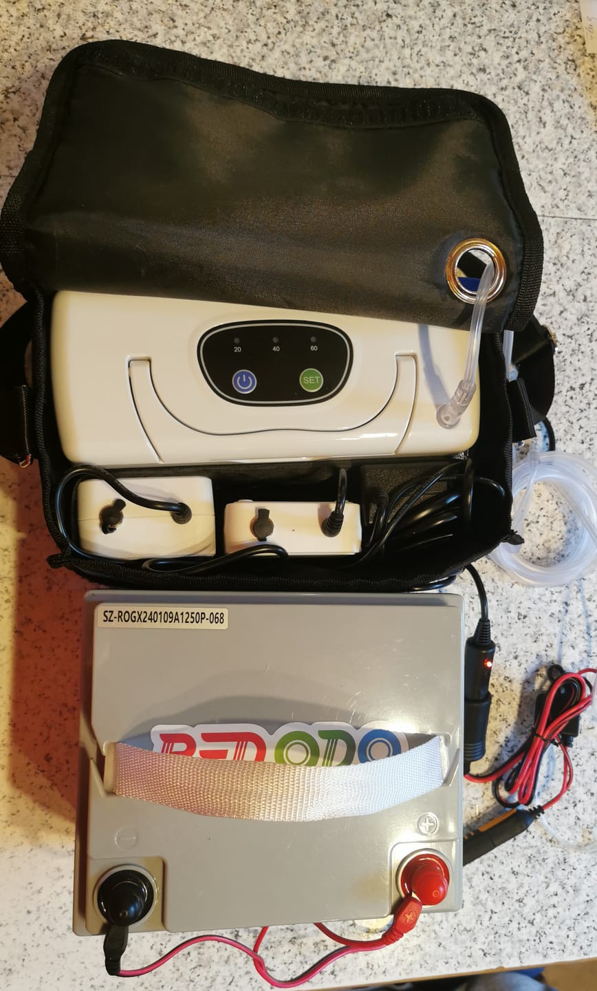 Customer photo review of Austauschbarer Lithium-Ionen-Akku Zubehör für Sauerstoffkonzentratoren VL-1 / VL-2
