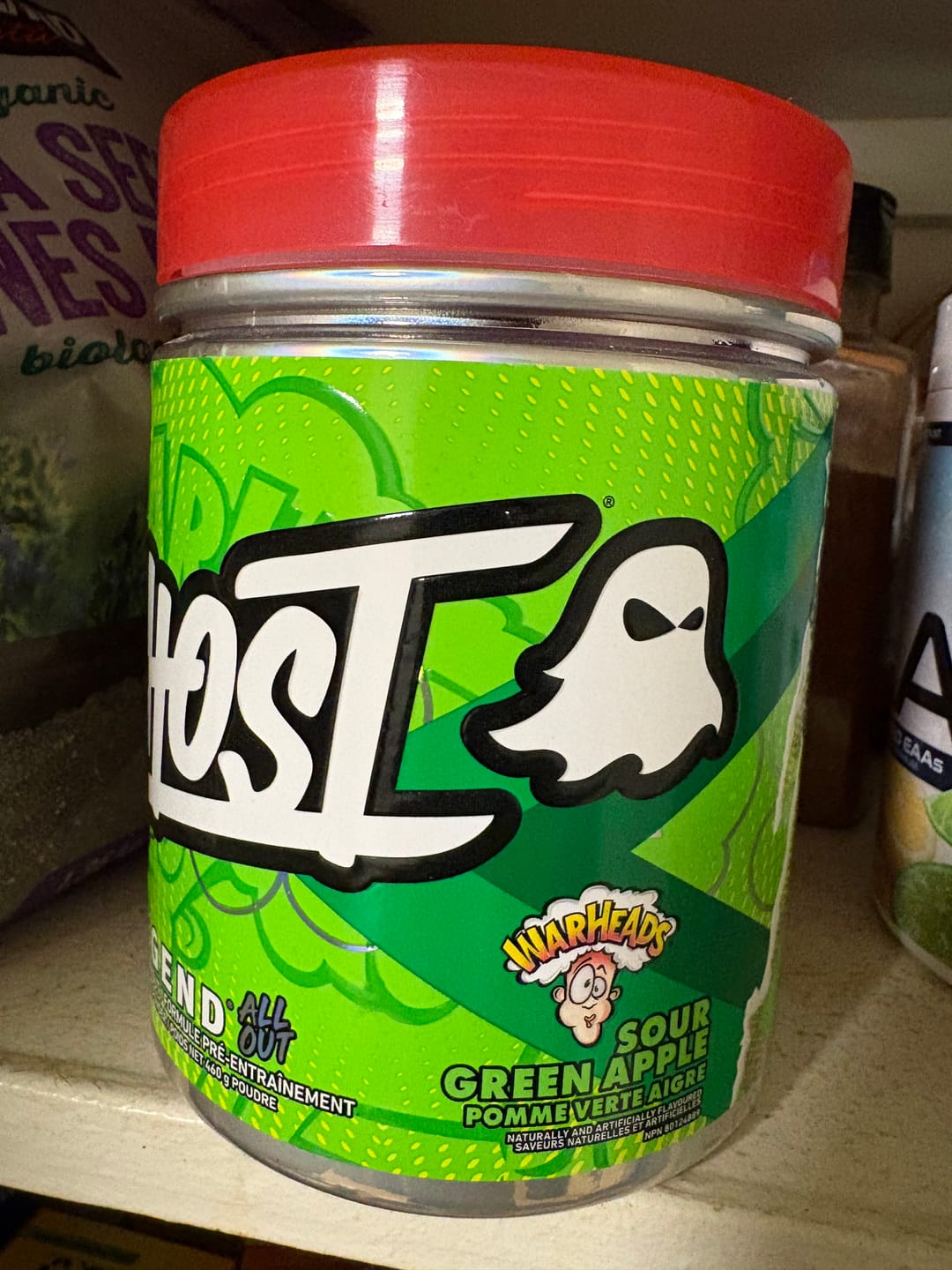 Customer photo review of Ghost - Legend All Out - Pre-Workout - 400g